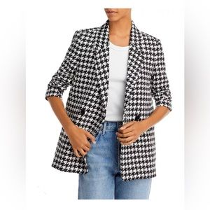 Houndstooth Blazer by Anine Bing